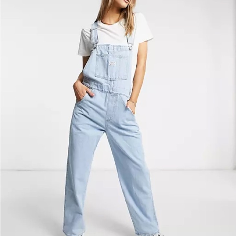 Levi’s Free People Vintage Inspired Overalls size L - Picture 1 of 6